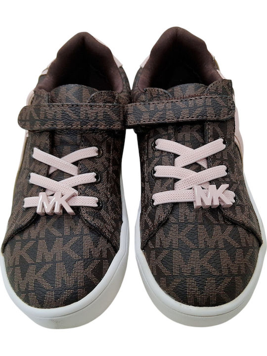 Παιδικά Sneakers με Σκρατς Καφέ