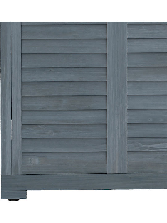 Doppelflügeliger Hölzener Außenschrank 87x46,5x160cm