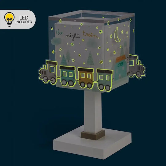 Ango Lumini LED Lampă decorativă pentru copii Night Train Albastru deschis