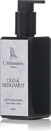 Maison L'Athenien Oud & Bergamot Bubble Bath with Hyaluronic Acid & Woody Scent 250ml