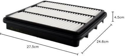 Filtru de aer Mann-filter Chevrolet Epica Evanda Daewoo Evanda 2.0/2.5 08.02 Înălțime 45mm Lățime 275mm Lungime 246mm