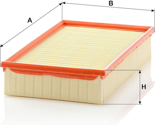 Car Air Filter Audi A100-A200-A80-A6-Golf II-Passat 1.6 88->93 Sa382-P235
