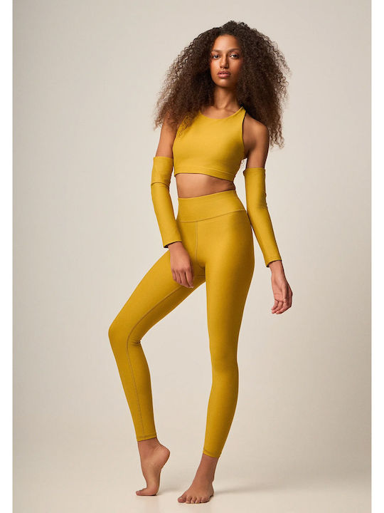 Damen Sport-BH Gold mit Futter