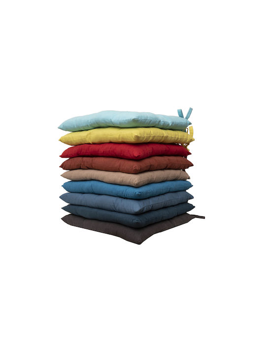 Viopros Garden Chair Cushion Turquoise 40x40cm