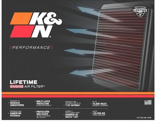K&N Freeflow-Luftfilter Offener Typ für Opel Zeichen / Vectra Renault Online-Shop Saab 9-3 Saab 9-3
