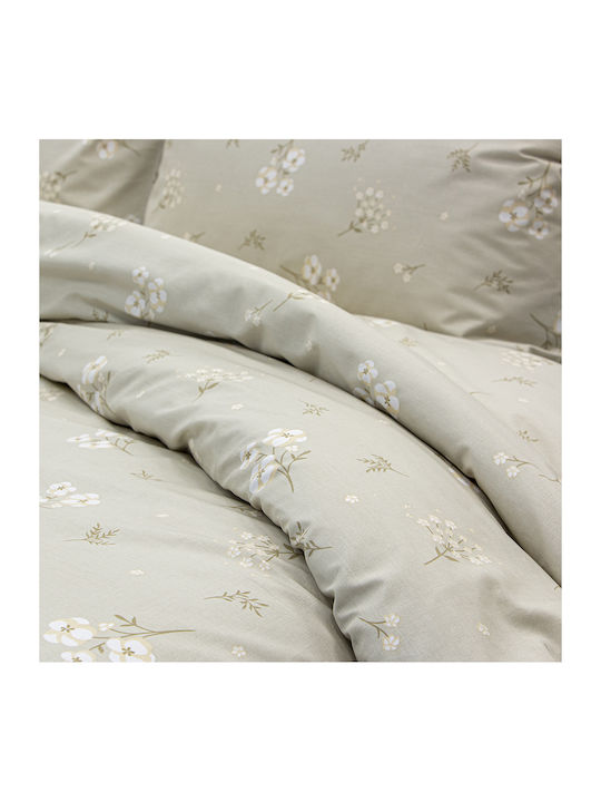 Lino Home Diminuto Single Bed Sheet Set with Rubber Hugger 105x200+32cm 3 Pieces