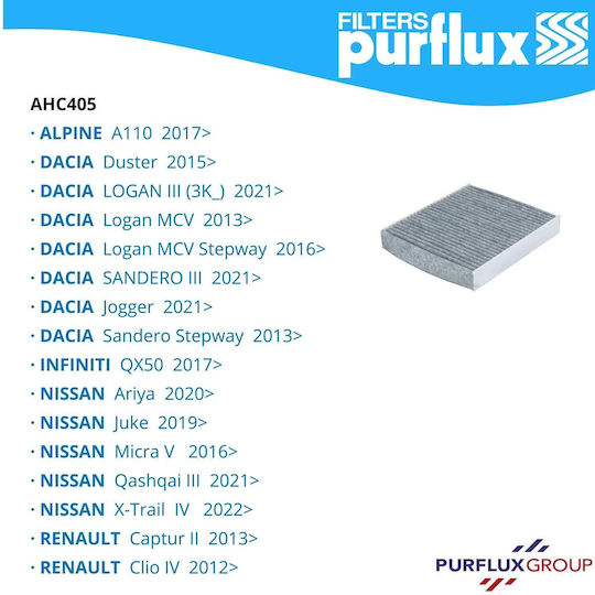 Cabin Air Filter Purflux Ahc405