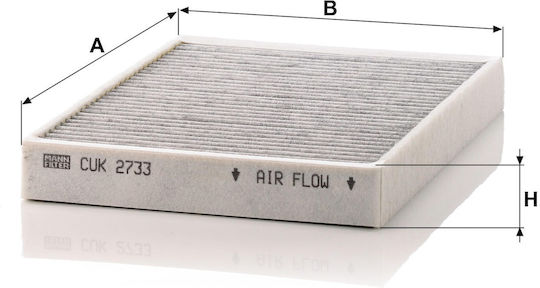 Mann Filter Filtru de Cabină cu Carbon Activ Land Rover Descoperire Sport / Freelander / Range Rover Evoque Volvo S60 / S80 / V70 / XC 60 - XC 60 / XC 70 - XC 70