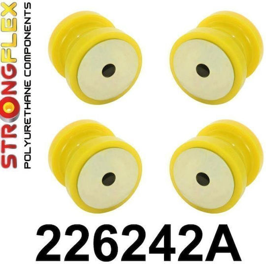 Polyurethane Bushes Rear Axle Strongflex Sport Audi S3 TT 96-03 Seat Leon 1M Cupra 4x4 Skoda Octavia 1 4x4 4 Pcs 226242A