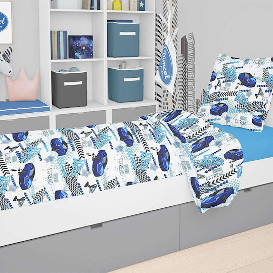 Dimcol Single Set White-Blue 160x240cm Dimcol Single Set White-Blue 160x240cm