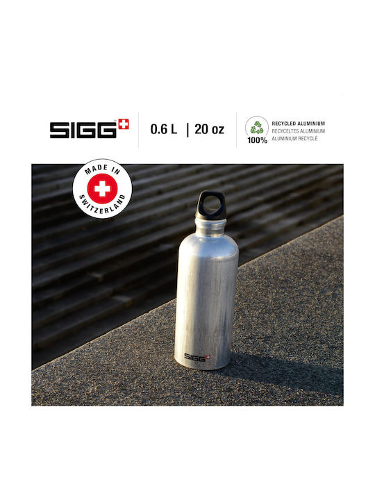 Sigg Traveller Бутилка Алуминиева 600мл Сребрист