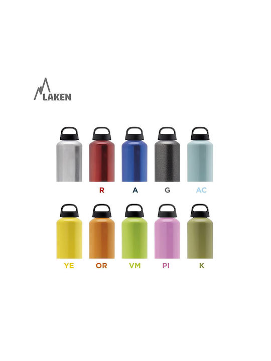 Laken Classic Water Bottle Aluminum 750ml Yellow