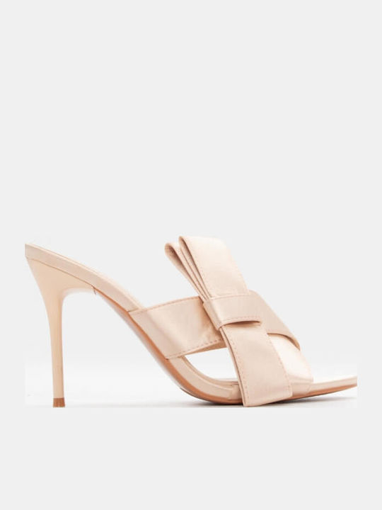 Fabric Beige Sandals