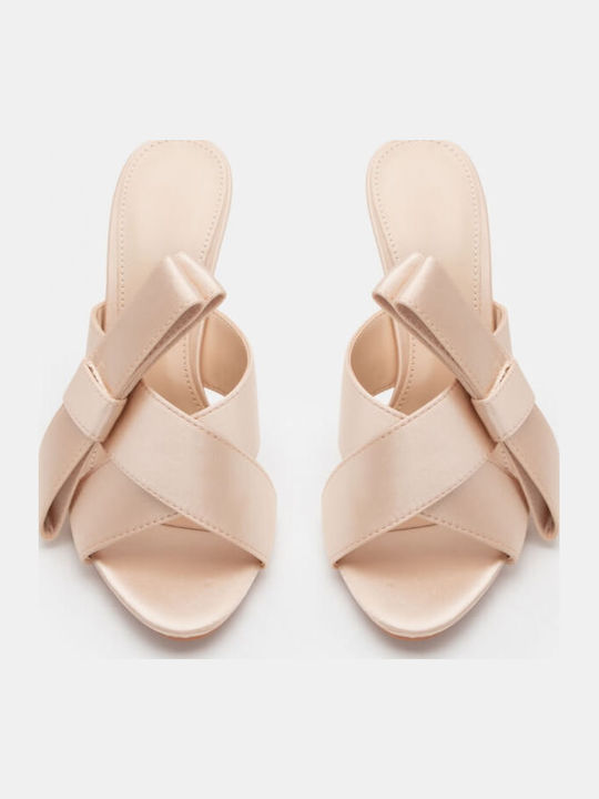 Fabric Beige Sandals