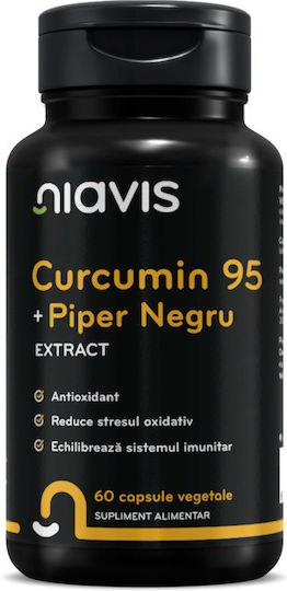 Niavis Curcumină 95 + Extract de Piper Negru 60 capsule