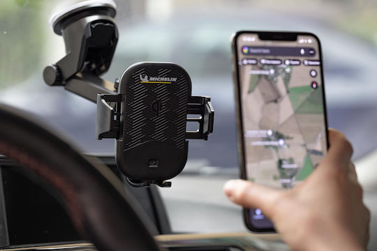 CarMotion Βάση Κινητού Αυτοκινήτου με Ρυθμιζόμενα Άγκιστρα Μαύρη