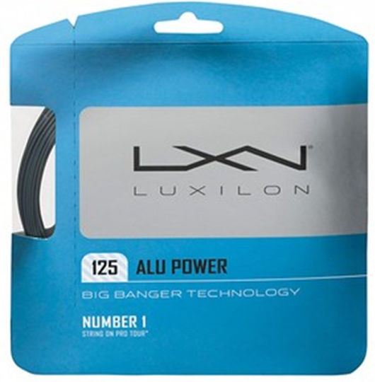 Luxilon Alu Power Tennis Racket String Silver 220m, Φ1.25mm