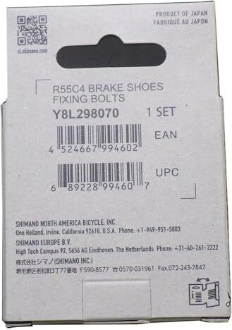 Shimano R55C4 Y8L298070 Y8L298070 Τακάκια για V-Brakes Ποδηλάτου