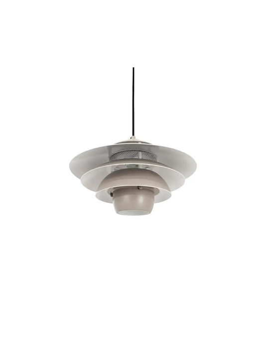 Selected by Pragmatic Beige LED Pendant Ceiling Light with Warm White Light 30x30x24cm