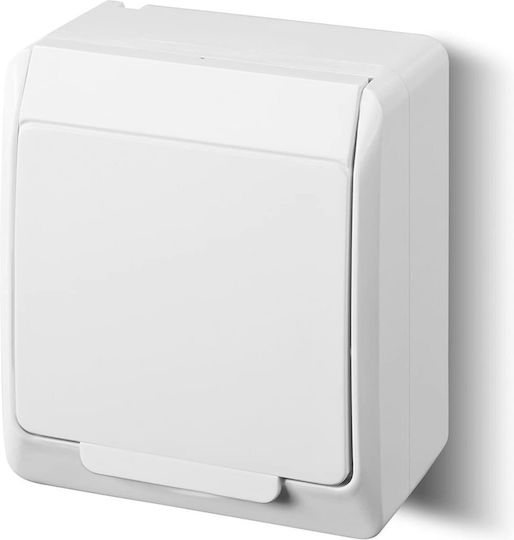 Elektro Plast Power Socket White 1pcs