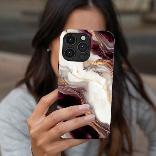 Sonique Marble Series Case Oppo Reno15 Pro 5g Burgundy