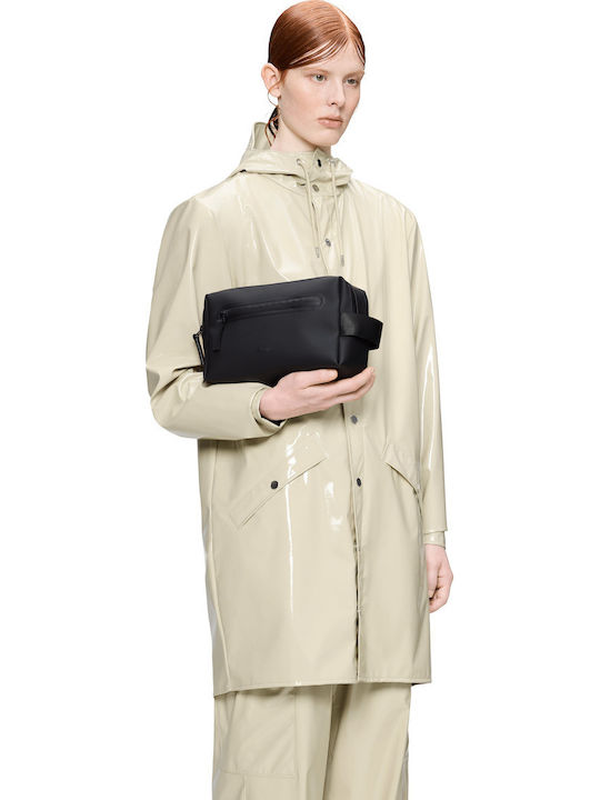 Rains Wash Bag Zip W3 Black 16000-01 Μαυρο