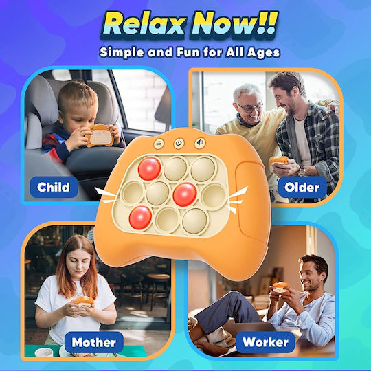 Alista Home Pop It Fidget Plastic Portocaliu