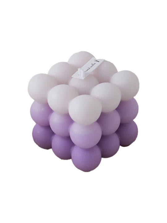 Alista Home Lumânare Aromatică Din Soia Cu Miros De Lavandă 6x6cm