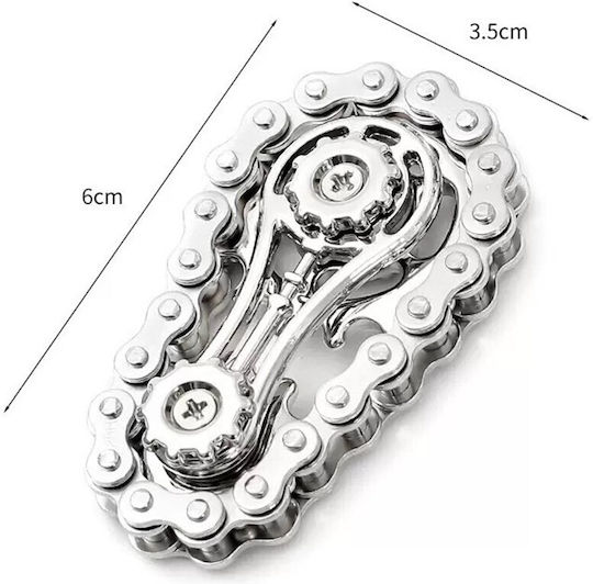 Alista Home Fidget Spinner Metalic Argintiu