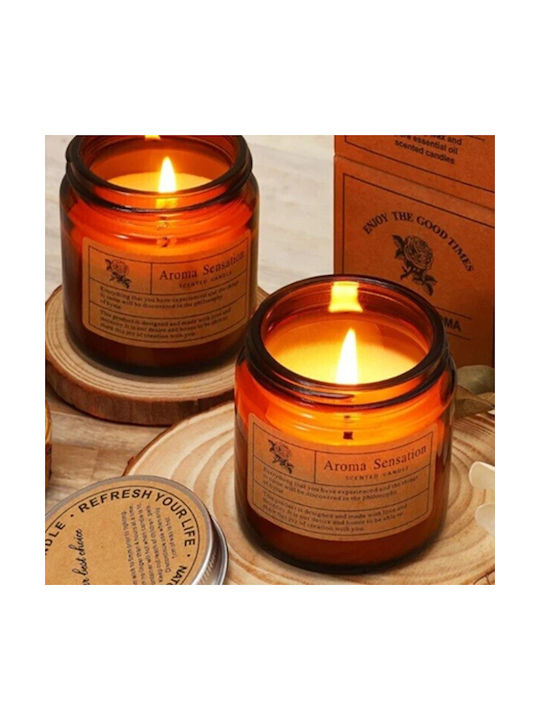 Alista Home Lumânare Aromatică în Borcan cu Miros de Lemn de Santal 200gr