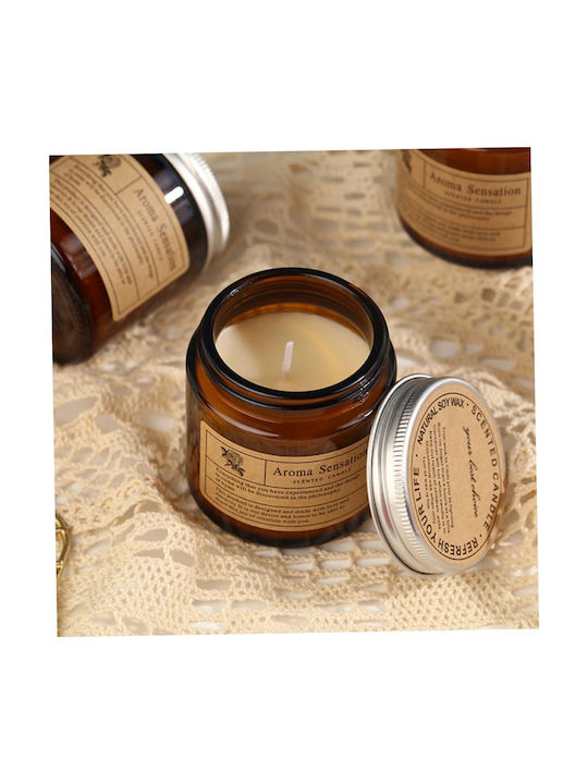 Alista Home Lumânare Aromatică în Borcan cu Miros de Lemn de Santal 200gr