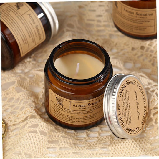Alista Home Αρωματικό Κερί σε Βάζο με Άρωμα Σανδαλόξυλο 200gr