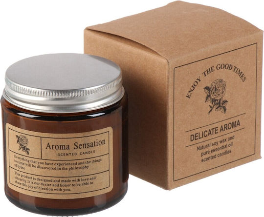 Alista Home Aromatic Candle In Brown Jar 200gr