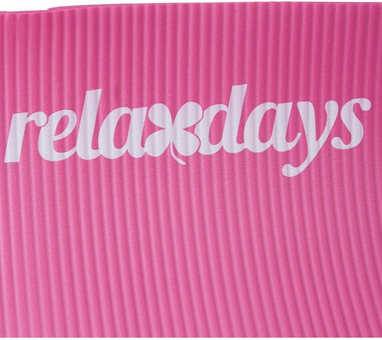 Relaxdays Στρώμα Γυμναστικής Pilates Ροζ (180x60x1cm)