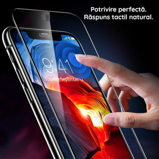 Alista Home 0.3mm Tempered Glass Negru Oppo Find X3 Pro