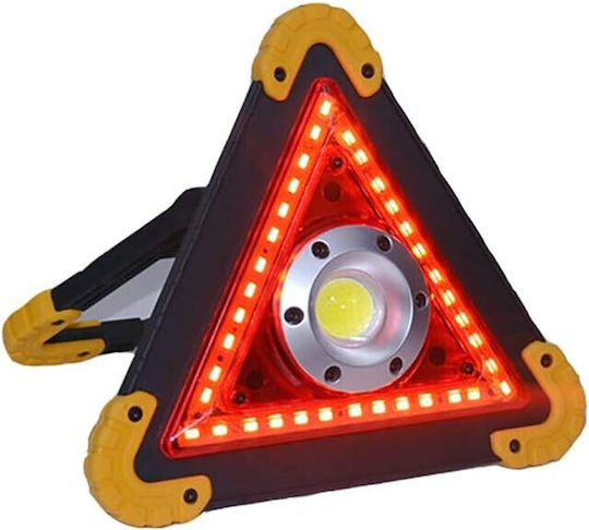 Alista Home Lampa Solară Lanternă 10W 800lm cu Lumină Roșie IP65 19.5x19.5x4cm
