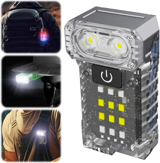 Alista Home Lampa Solară Lanternă 5W 500lm cu Lumină Roșie IP44 8x4.2cm