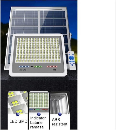 Alista Home Соларна Лампа 200W с Датчик за Движение IP67 30x24см