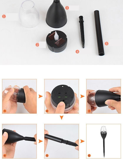 Alista Home Solar Torch Light with Motion Sensor and Photocell