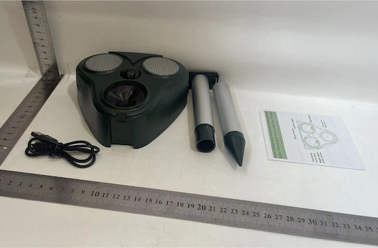Alista Home Lustră Solară 0.5W Roșie cu Senzor de Mișcare IP66 13x14.7x24.5cm