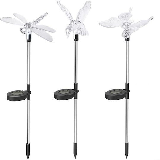 Alista Home Set 3 Lampi Solare Alb Rece cu Fotocelulă 67.7x9.3cm