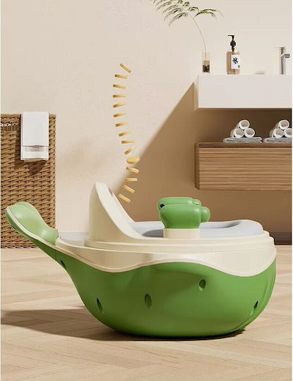 Alista Home Clasic Toalete Pentru Copii 2in1 Cu Muzică și Capac Verde
