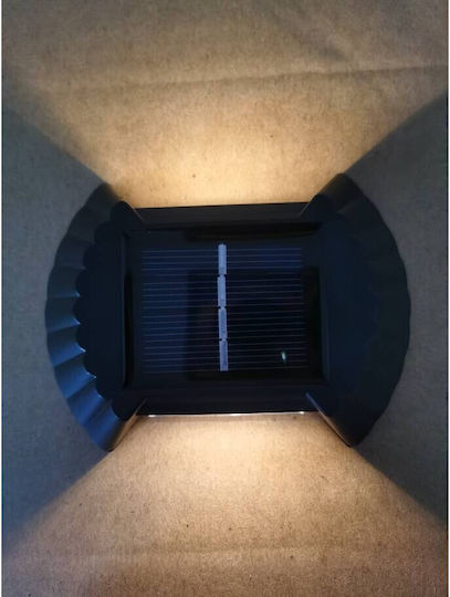 Alista Home Set 4 Lămpi Solare de Perete cu Lumină Albă Caldă IP65 10x7.5cm