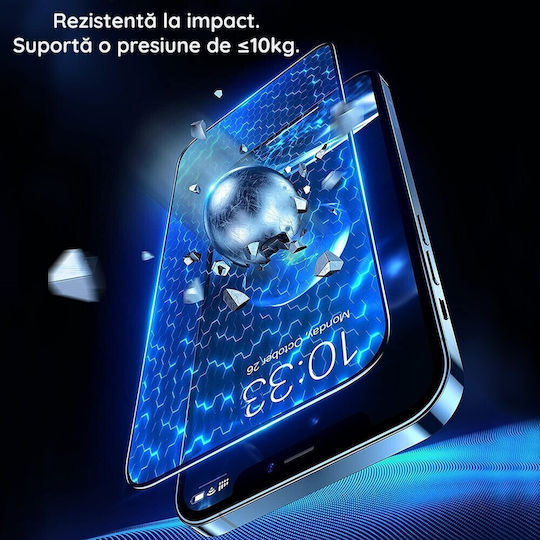 Alista Home 0.3mm Tempered Glass Negru OnePlus Nord 3