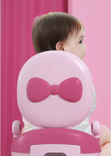 Alista Home Toalete Pentru Copii Toaletă Bow Cu Capac Roz