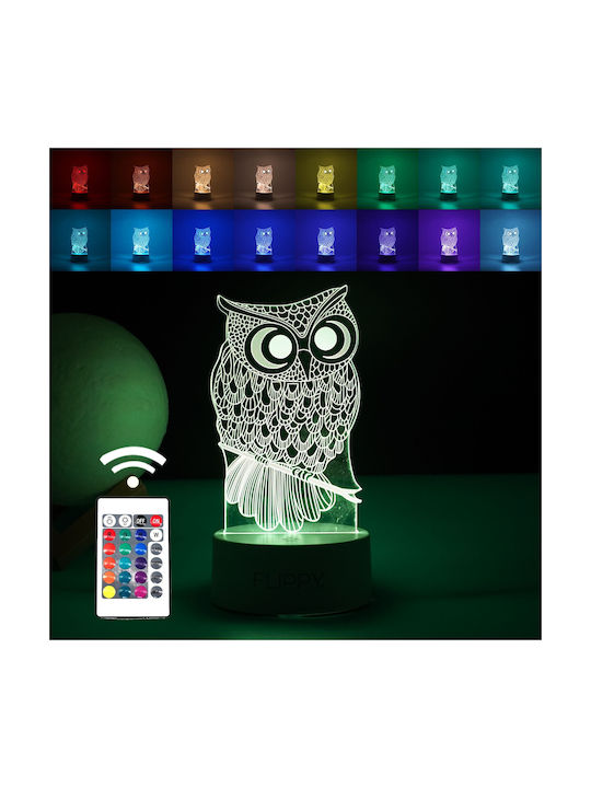 Alista Home Lămpi Decorative Pentru Masă LED Iluzie 3D 3x3cm