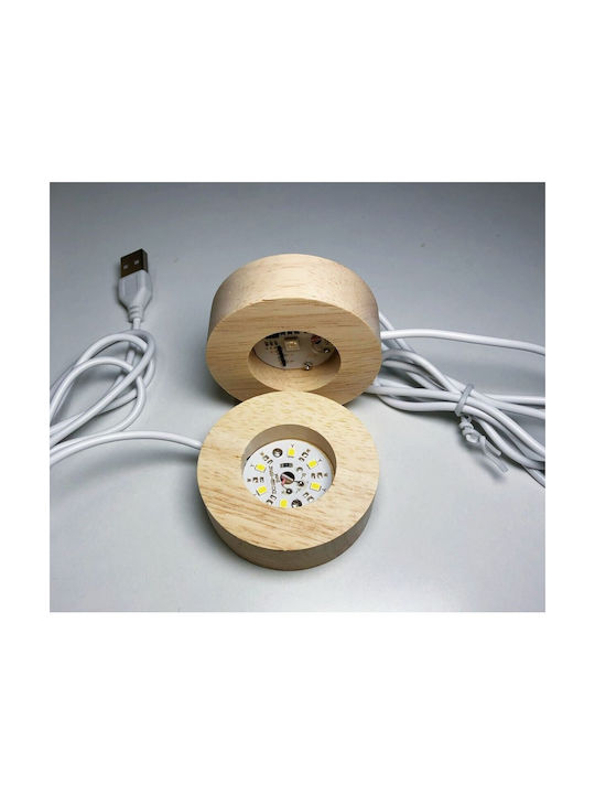 Alista Home Lămpi Decorative Pentru Masă LED Alb Cald Glob De Cristal 3x3cm