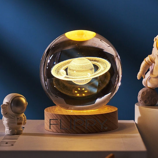 Alista Home Διακοσμητικό Φωτιστικό LED Θερμό Λευκό Crystal Ball 3x3εκ.
