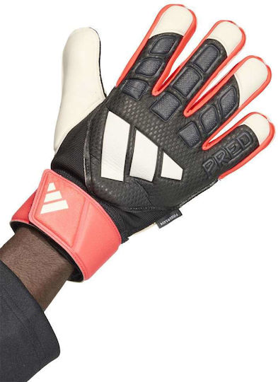 adidas Predator Match Fingersave Adults Goalkeeper Gloves Black