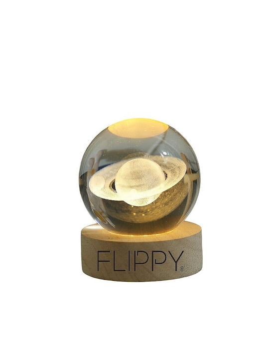 Alista Home Διακοσμητικό Φωτιστικό LED Θερμό Λευκό Crystal Ball 3x3εκ.